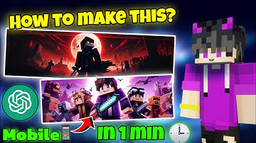 How To Make YouTube Banner In Just 1min 🤯 ||