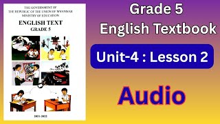 Grade 5 English ,Unit -4, Lesson 2 #Audio Guide