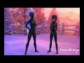 Snow Queen and Gerda Robber bodysuits full body shot
