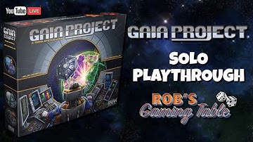 Gaia Project Solo Playthrough