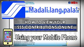 Easy Steps To Check Your SSS Contribution And Loan Using Your Mobile Phone || Tutorial ||Team Decena screenshot 5