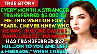Every Month A Stranger Transferred $5,000 To Me. I Never Knew Who He Was. But One Day The Bank