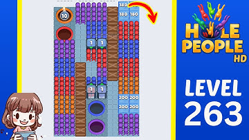Hole People Level 263 Solution Walkthrough