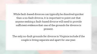 Types of Divorces in Virginia