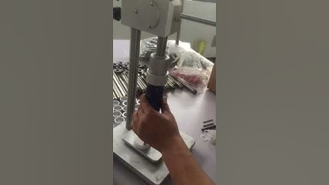 Manual flip off spray bottle cover crimping machine crimper tool