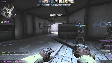 CS:GO Dust 2 3v1 AWP clutch