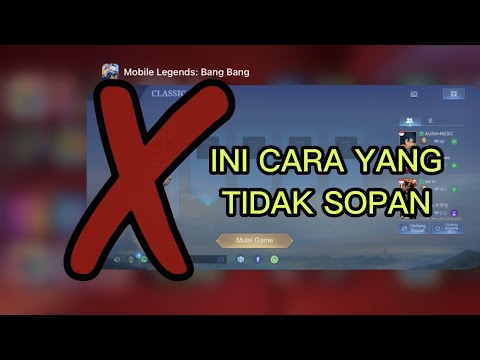 TUTORIAL SINGKAT CARA YANG BENAR DAN SOPAN KELUAR DARI GAME MOBILE LEGENDS