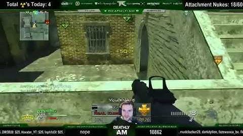 MW2: Red Dot Sight Shotgun || Nuke w/ Every Attachment - Episode #19 *LIVE*