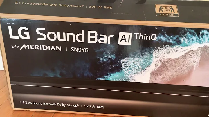 LG SN9YG sound bar Dolby atmos 7.1.2 setup