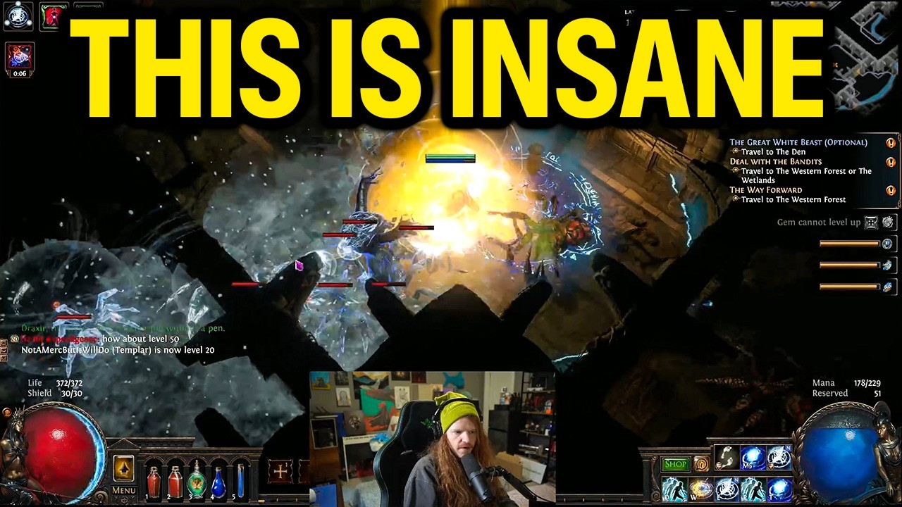 I tried Wintertide Brand in Path of Exile