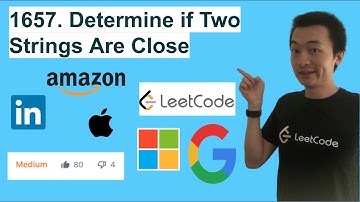 LeetCode 1657. Determine if Two Strings Are Close  - Interview Prep Ep 100