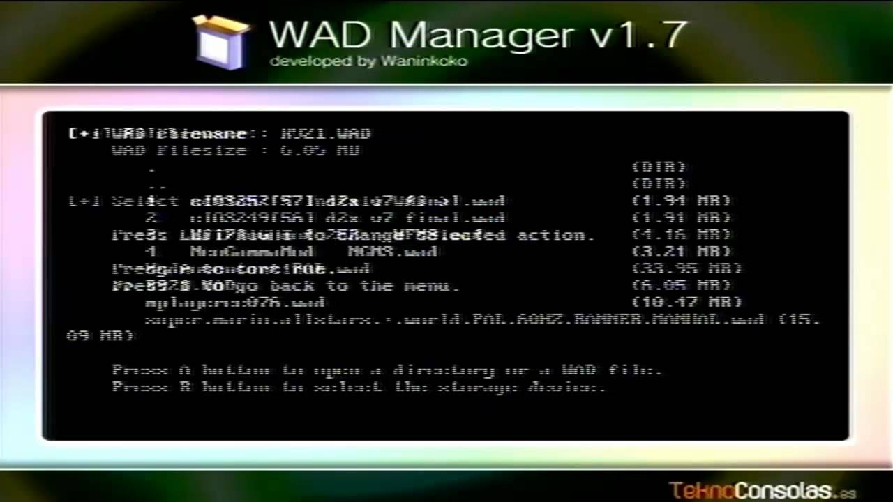 Install Wad Manager 1.7 Wii 4.3 U Install Wad Manager 1.7 Wii 4.3 U