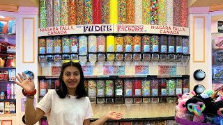 Hadil Shopping for Chocolate at the Candy shop!