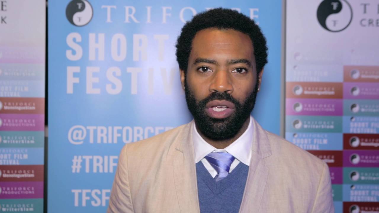 Nicholas Pinnock at TriForce Short Film Festival 2015