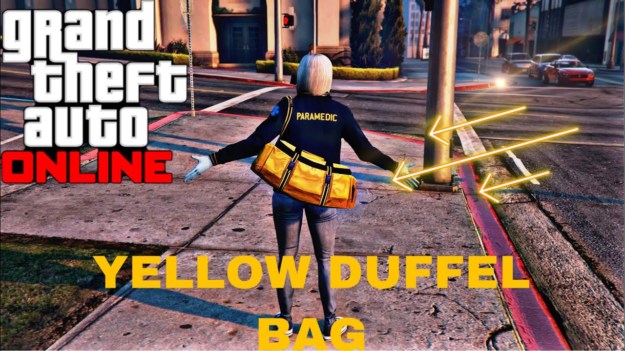 GTA 5 ONLINE HOW TO GET YELLOW DUFFEL BAG AFTER CASINO HEIST UPDATE 1.