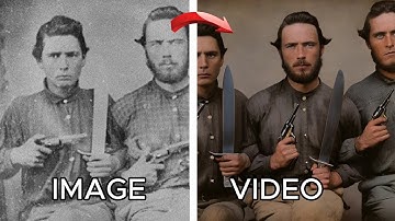 Color Restored Civil War South | Bringing Confederate Soldiers Back to Life