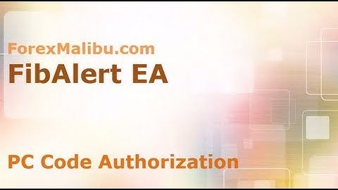 FibAlert EA Tutorial Part 1b - Get PC Code