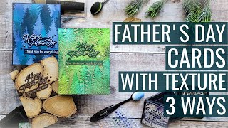 3 Ways to Add Texture & Metallic to Masculine Cards, Father's Day: Technology