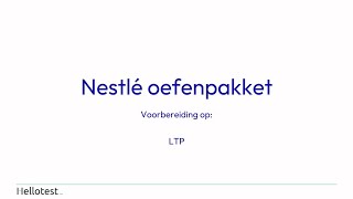 Nestlé Assessment Oefenen
