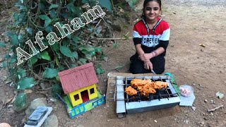 നാടൻ Styleൽ ഞാൻ ഒരു Spicy Alfaham ഉണ്ടാക്കി 😋 || Malayalam || Ranias Miniature Kitchen || Mini World