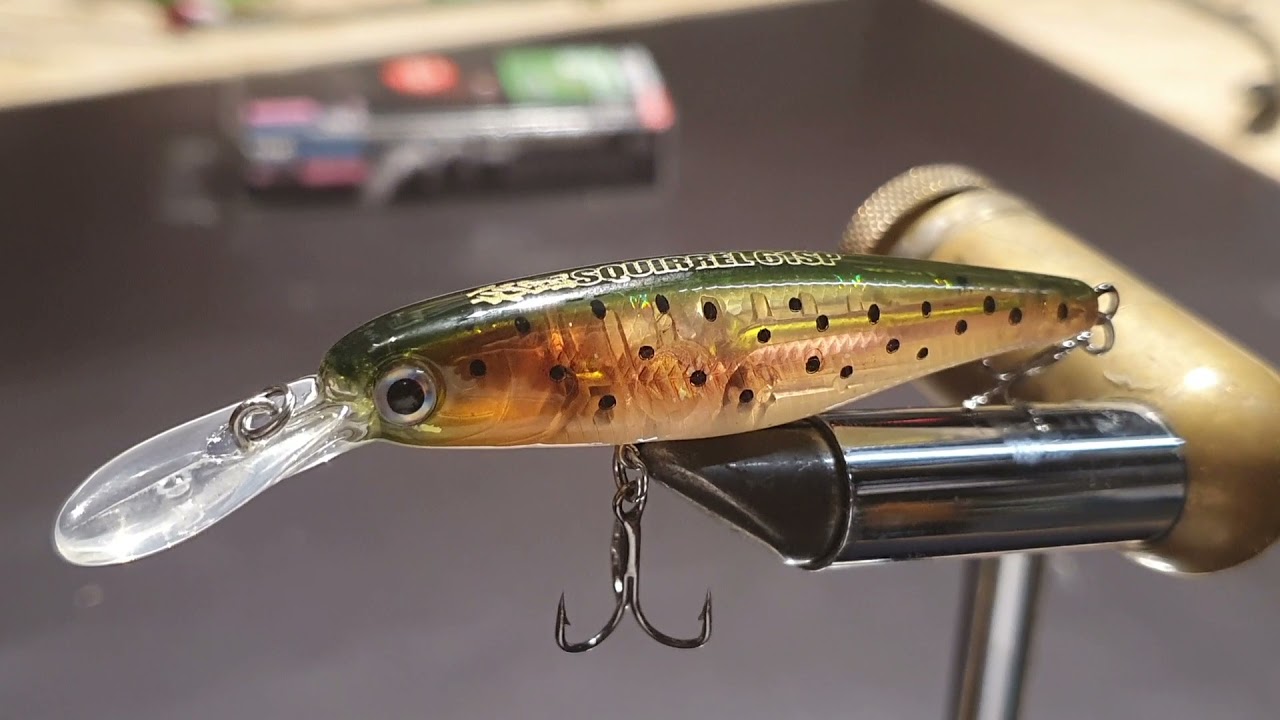 Wobbler Quicky Bearking Squirrel 61SP Aliexpress Test suspend Lure