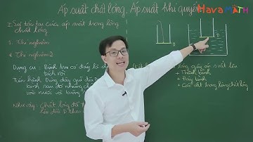 Bài 8. Áp suất chất lỏng - Áp suất khí quyển | Vật Lí 8
