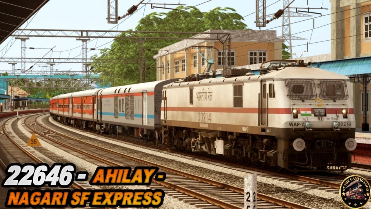 22646 Kochuveli – Indore Ahilya Nagari SF Express | Railworks| TS Classic