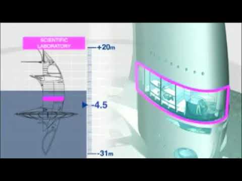 Video: Colossal SeaOrbiter Research Ocean Pilvenpiirtäjä aloittaa rakentamisen vuonna 2012 [Video]