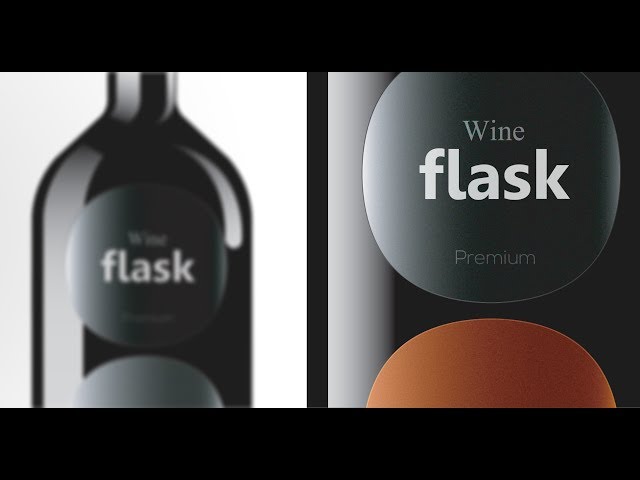 Package Design | Adobe Illustrator | Wine Flask