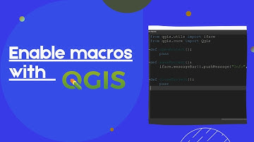 How to activate QGIS3 Macros #pyqgis #qgis #qgis3 #macros