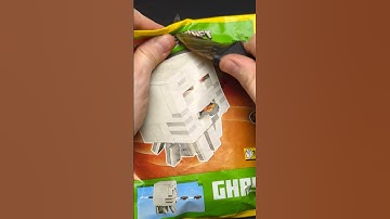 Building Ghast LEGO Minecraft set #lego #legoasmr #minecraft #legominecraft #fy #fyp #fypシ