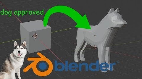 Blender Tutorial: How to create a low poly dog