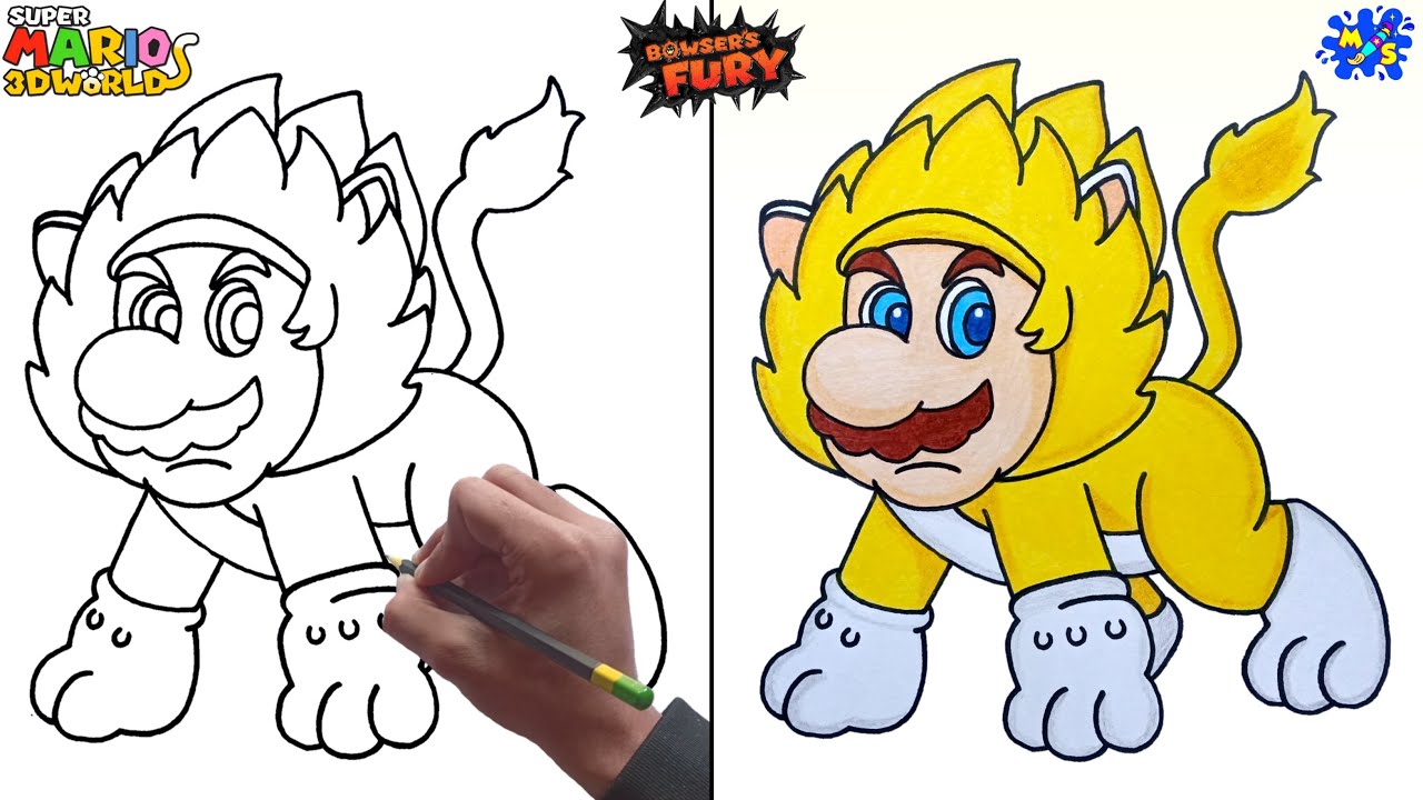 Fury Bowser Coloring Pages - Semai Wallpaper