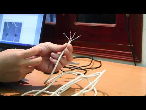 Video Hướng dẫn làm dây USB nối dài từ cáp mạng ( cat-5 UTP ) - youtube