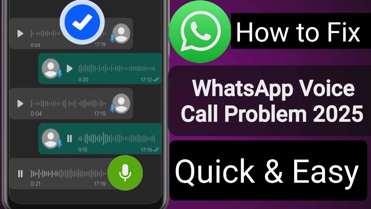 How to Fix WhatsApp Voice Call Problems (2026) | Easy & Quick Solutions ...