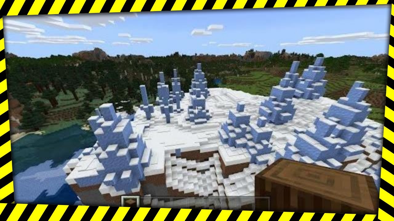 Minecraft Bedrock Seed - Ice Spike Minecraft Seed - YouTube
