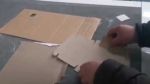 paper box samples making machine CNC oscillating knife machine carton box maker
