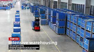 XQE122 Dense Stacking \& Transportation Through Factory