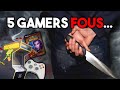 5 CAS DE GAMERS MALADES MENTAUX!