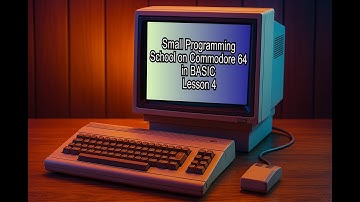 Small Programming School on Commodore 64 in BASIC Lesson 4