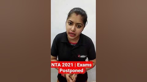 UGC NET Exam 2021 Date | NTA 2021 | Exams Postponed #ugcnet2021 #shorts #ugcnet