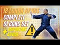 Shaolin qi gong  18 lohan hands set  school of grandmaster wong kiew kit