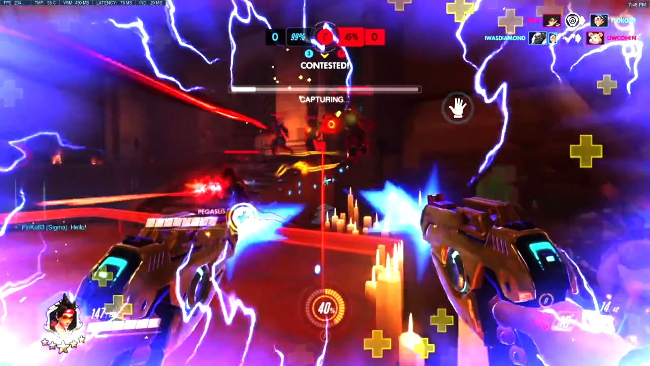 Kabaji Nano Tracer + ml7 Ana + AimbotCalvin? [ Overwatch Season 26 Top 500 ]