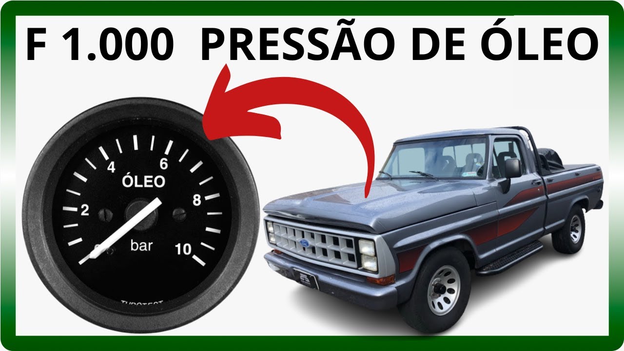 F 1.000 PRESSÃO DE ÓLEO DO MOTOR