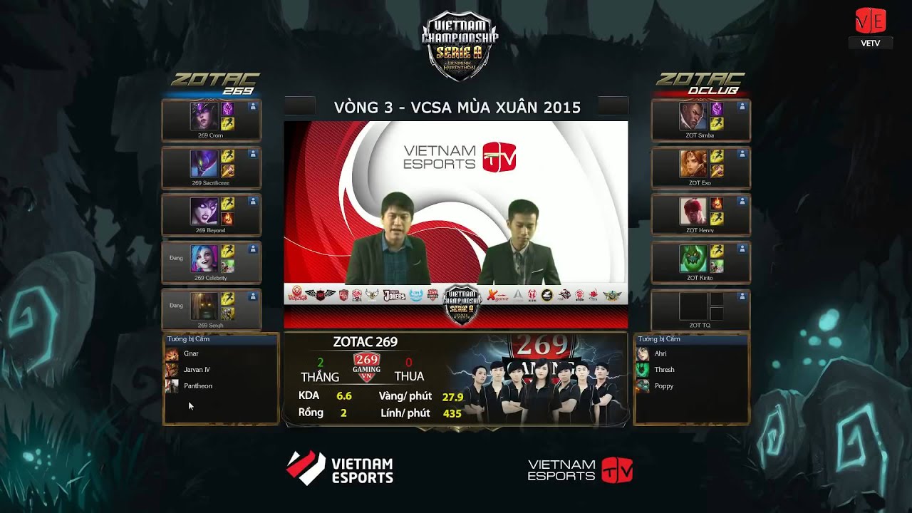 [22.11.2014] 269 vs ZOT [VCSA Xuân 2015]