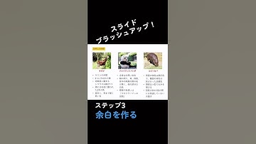 【レッツブラッシュアップ】見にくいスライドをブラッシュアップする！#パワーポイント #shorts #デザイン #整列#ダサポ