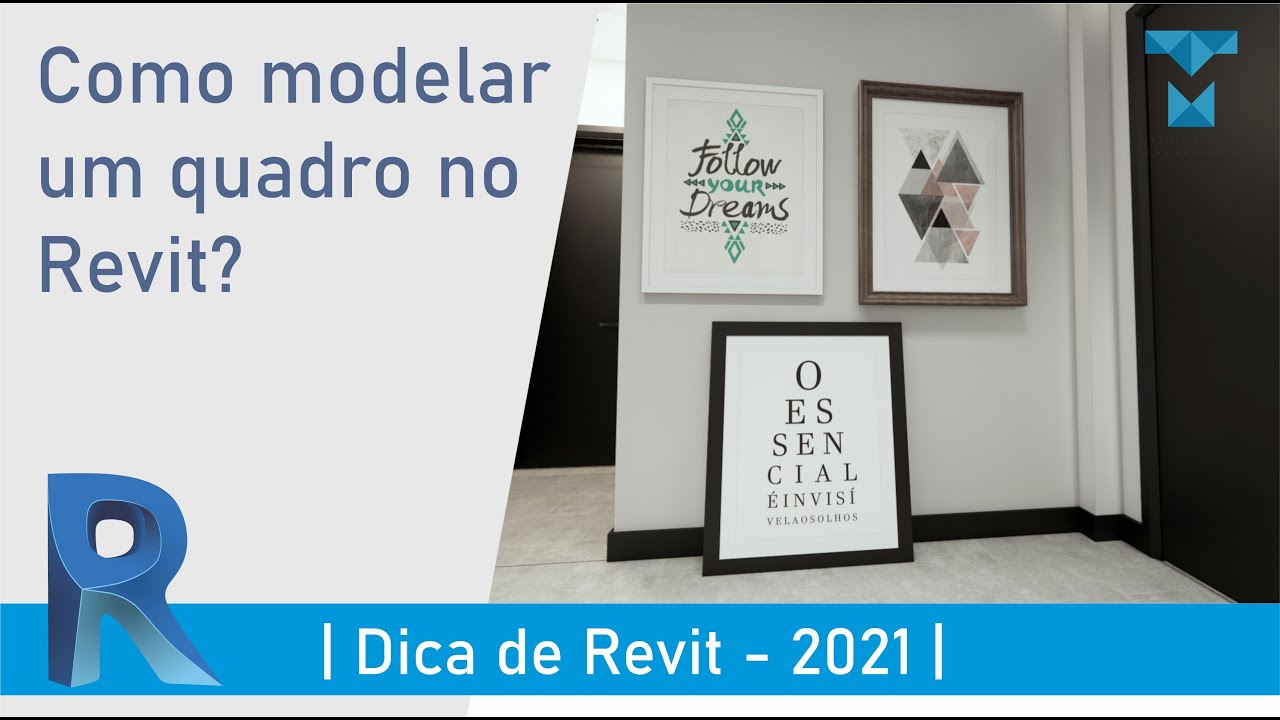 COMO MODELAR UM QUADRO NO REVIT - YouTube