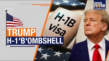 LIVE: Trump’s $100K H-1B Visa Fee Shock | Microsoft, Meta, Amazon Issue Urgent Advisory | News9