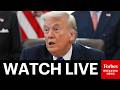 LIVE President Trump Takes Questions From Reporters Amidst Iran War DHS Shutdown 