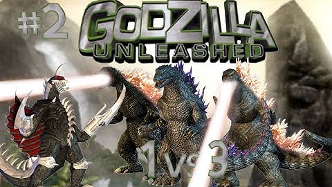 Godzilla Unleashed Wii Attack of the Godzillas (on Hard)